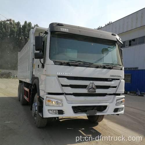 Utilizou HOWO 371 HP Dump Truck para venda